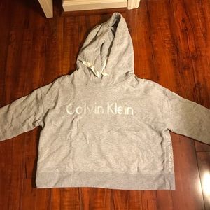 Gray Calvin Klein Hoodie